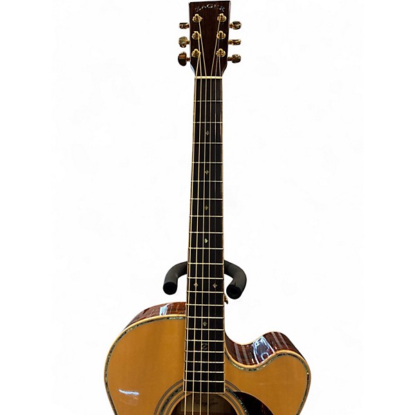Used Zager ZAD-9000CME Antique Natural Acoustic Electric Guitar