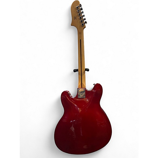 Used Squier Affinity Series Starcaster Hollow Candy Apple Red Hollow Body Electric Guitar