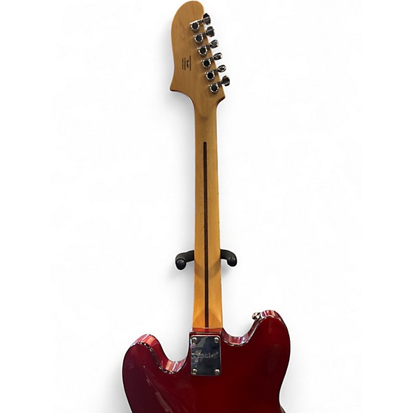 Used Squier Affinity Series Starcaster Hollow Candy Apple Red Hollow Body Electric Guitar