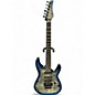 Used Schecter Guitar Research Diamond Series PT Blue Ghost Flames Solid Body Electric Guitar thumbnail