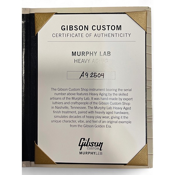 Used Gibson 60's ES355 Reissue Murphy Lab Heavy Aged NH Cherry Hollow Body Electric Guitar