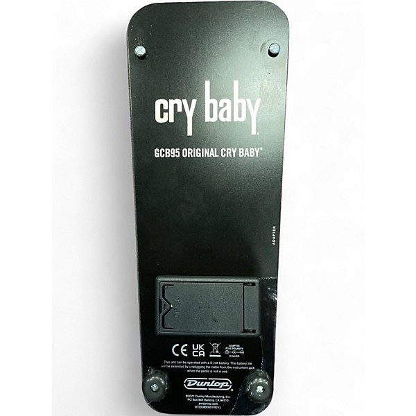 Used Dunlop GCB95 Original Crybaby Wah Effect Pedal