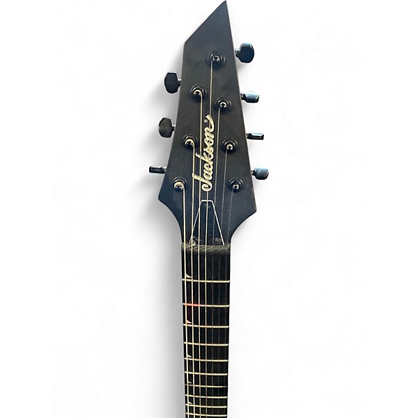 Used Jackson JS Series King V JS22 Black Solid Body Electric Guitar