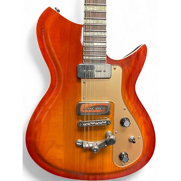 Used Rivolta COMBINATA DELUXE Cherry Sunburst Solid Body Electric Guitar