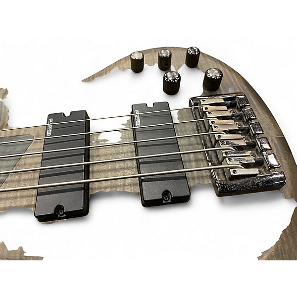 Used ESP LTD B205SM 5 String Flat Black Electric Bass Guitar