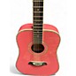 Used Oscar Schmidt OG1PA Pink Acoustic Guitar
