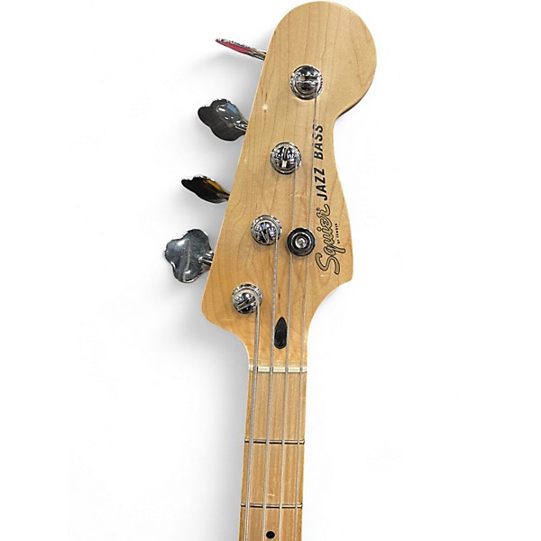 Used Squier Affinity Jazz Bass Alpine White Electric Bass Guitar