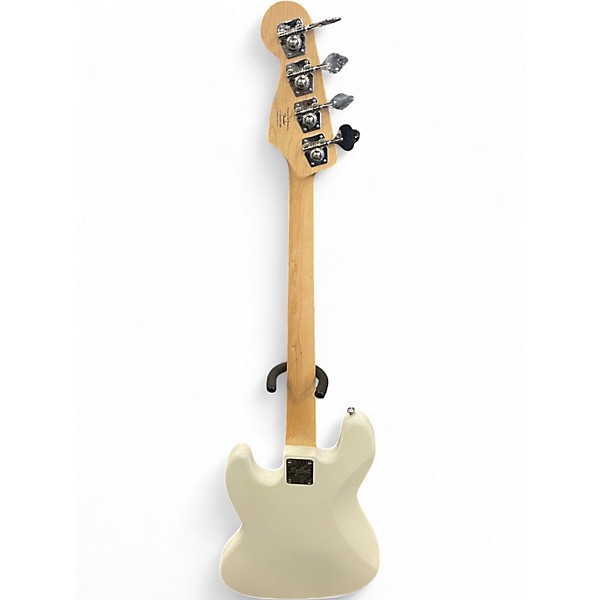 Used Squier Affinity Jazz Bass Alpine White Electric Bass Guitar