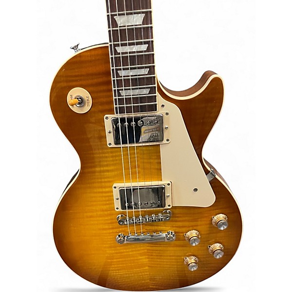 Used Gibson Les Paul Standard '60s AAA Flame Top Electric Guitar Lemonburst Solid Body Electric Guitar