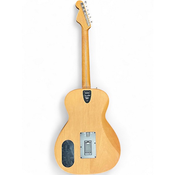 Used Fender Highway Parlor Natural Acoustic Electric Guitar