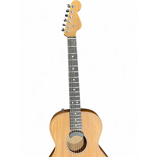 Used Fender Highway Parlor Natural Acoustic Electric Guitar