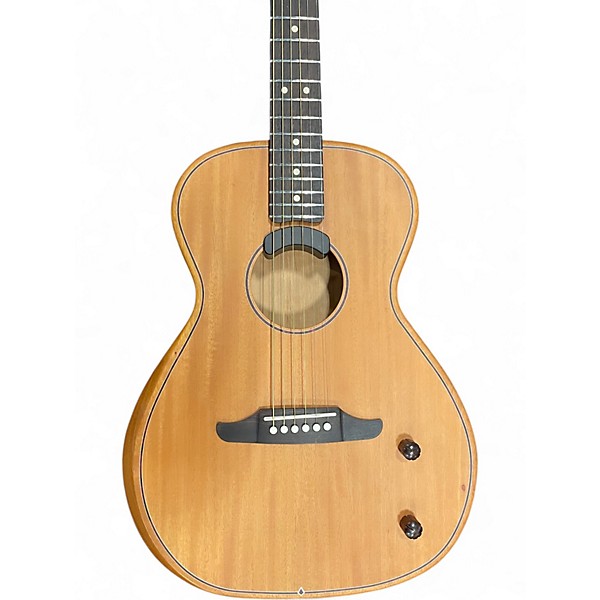 Used Fender Highway Parlor Natural Acoustic Electric Guitar