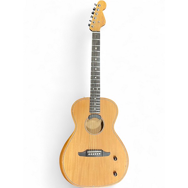 Used Fender Highway Parlor Natural Acoustic Electric Guitar
