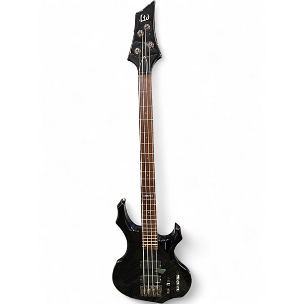 Used ESP LTD F254 Black Electric Bass Guitar