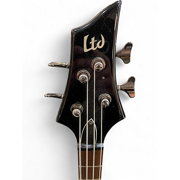 Used ESP LTD F254 Black Electric Bass Guitar