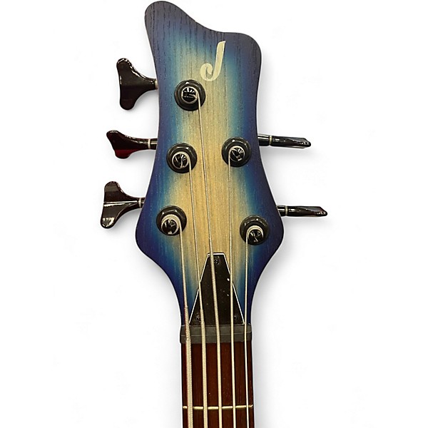 Used Jackson Pro Series Spectra SBA V Blue Burst Electric Bass Guitar