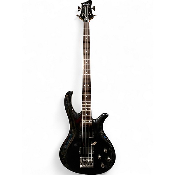 Used Schecter Guitar Research RIOT 4DLX Black Electric Bass Guitar