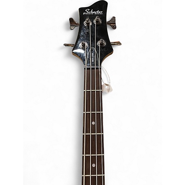 Used Schecter Guitar Research RIOT 4DLX Black Electric Bass Guitar