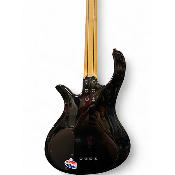 Used Schecter Guitar Research RIOT 4DLX Black Electric Bass Guitar