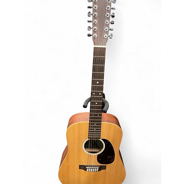 Used Martin DX2E Natural 12 String Acoustic Electric Guitar