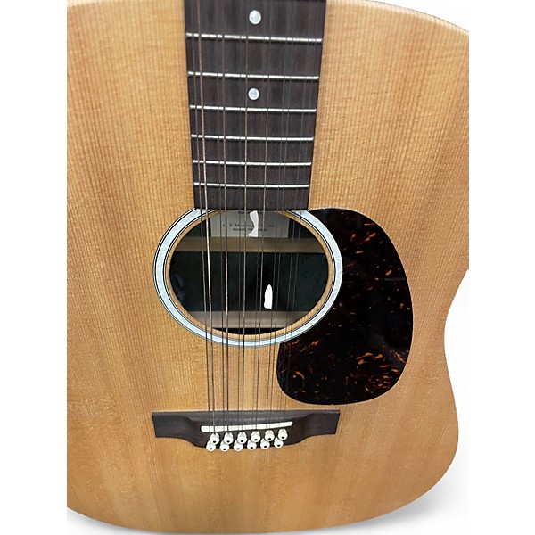 Used Martin DX2E Natural 12 String Acoustic Electric Guitar