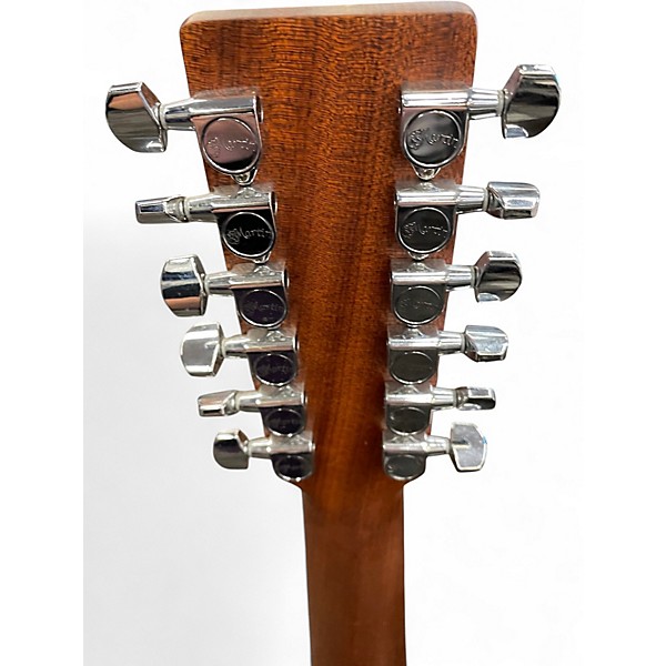 Used Martin DX2E Natural 12 String Acoustic Electric Guitar