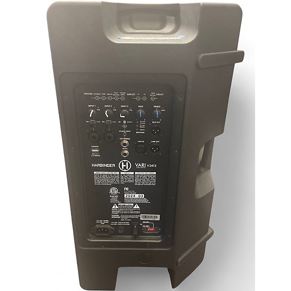 Used Harbinger Vari V3412 Powered Speaker