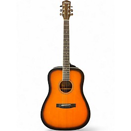 Used Donner DAG-1S 3 Color Sunburst Acoustic Guitar