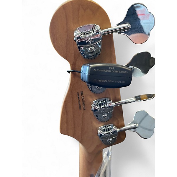 Used Fender American Ultra II PJ Bass Blue Electric Bass Guitar