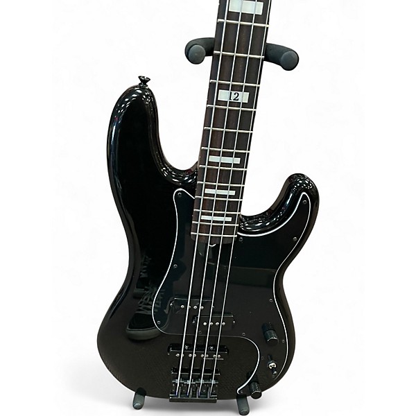 Used Fender Deluxe Jazz Special Black Electric Bass Guitar