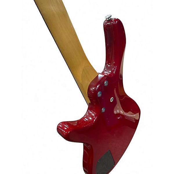 Used Ibanez GSRM20 Trans Red Electric Bass Guitar