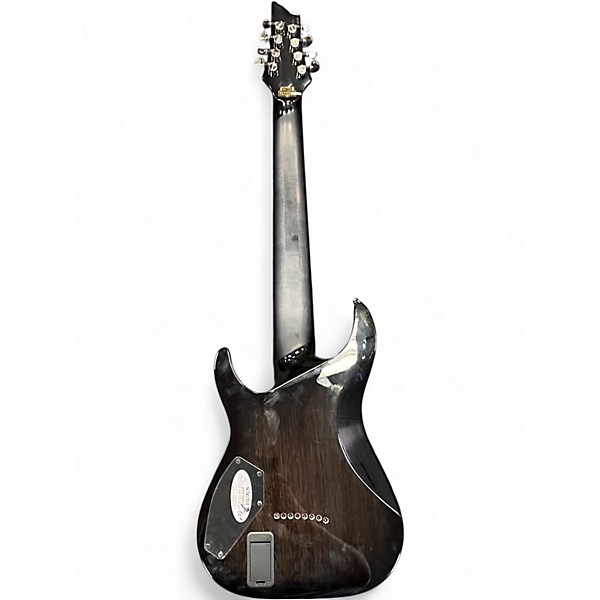 Used Schecter Guitar Research hellraiser hybrid c8 Black Solid Body Electric Guitar