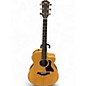 Used Taylor 214CE Deluxe Natural Acoustic Electric Guitar thumbnail