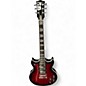 Used Woodrite Warlord Crimson Red Burst Solid Body Electric Guitar thumbnail