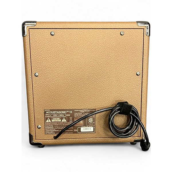 Used Fender Acoustasonic 15 Acoustic Guitar Combo Amp