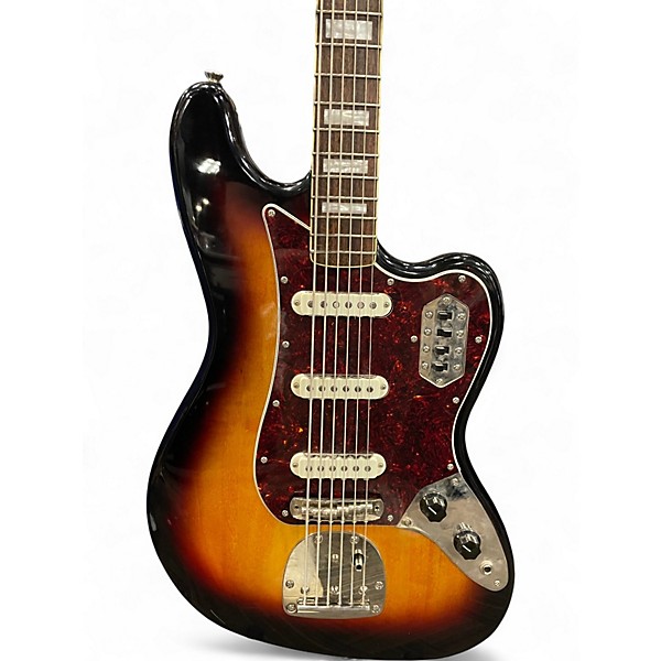 Used Squier CLASSIC VIBE BASS VI 3 Color Sunburst Electric Bass Guitar