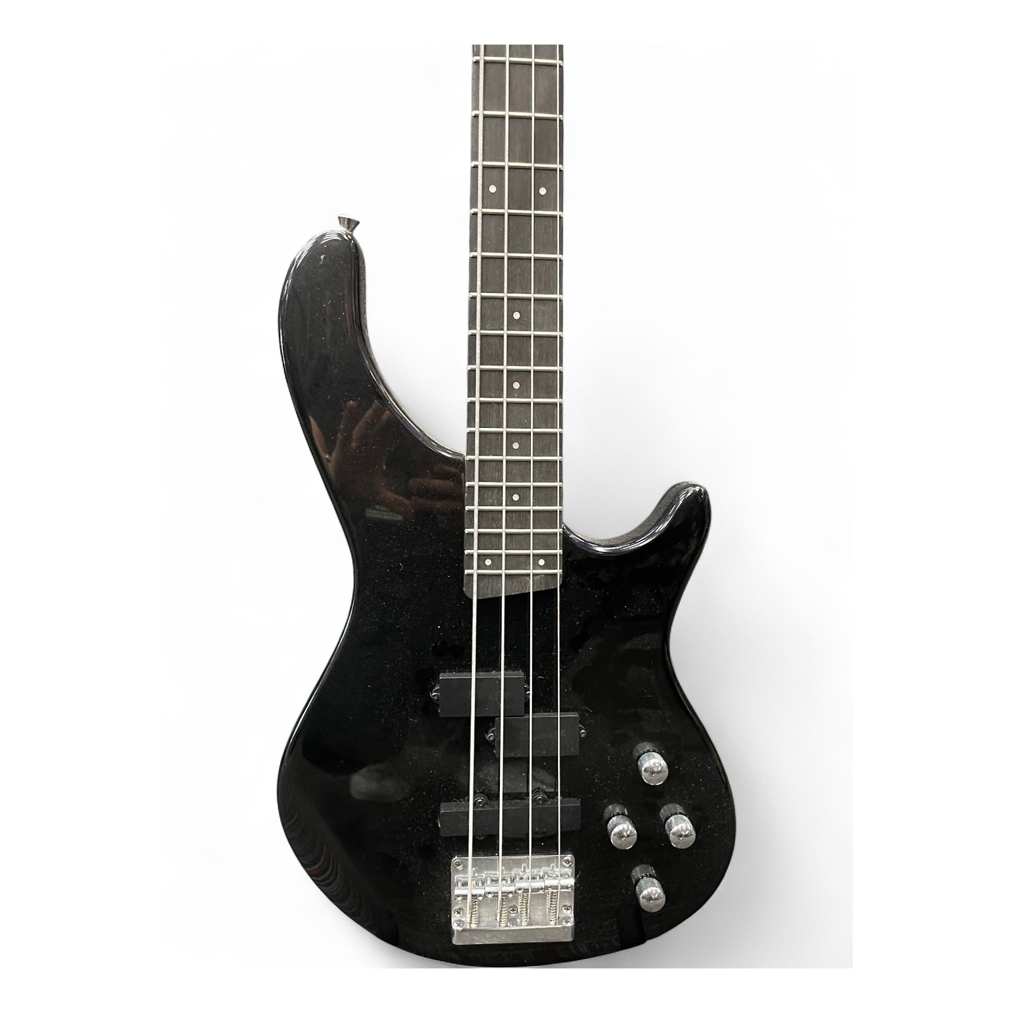 Used Donner DPJ100 Black Electric Bass Guitar Black | Guitar Center