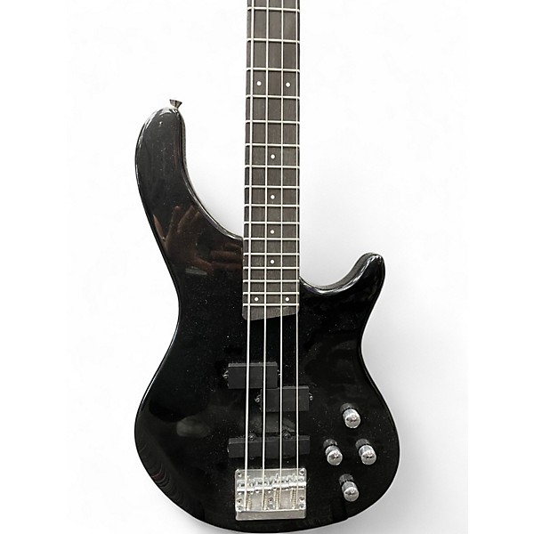 Used Donner DPJ100 Black Electric Bass Guitar
