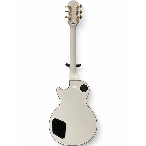 Used Epiphone Les Paul Custom Alpine White Solid Body Electric Guitar