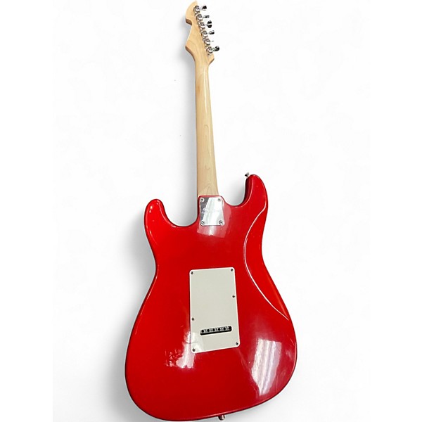Used Unknown PARTSCASTER Red Solid Body Electric Guitar