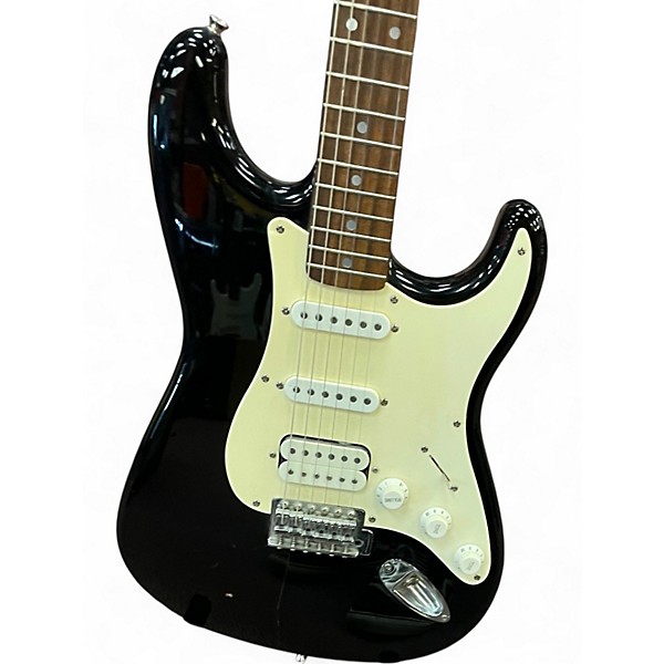 Used Squier Affinity Stratocaster Black Solid Body Electric Guitar