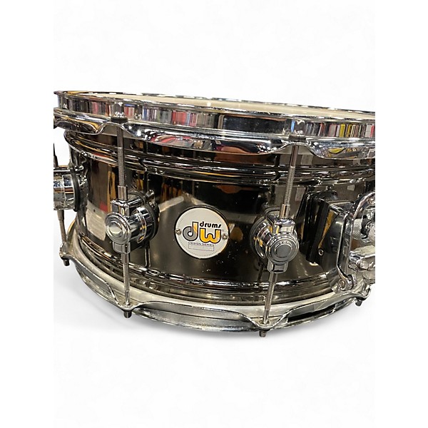 Used DW 14in Design Series Snare Black Drum