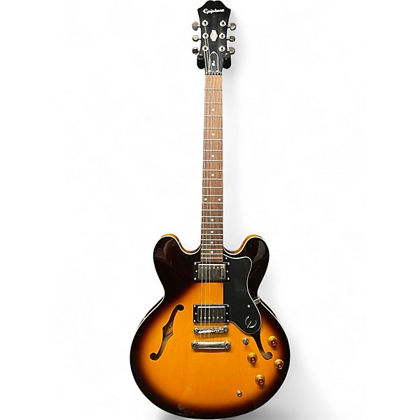 Used Epiphone Dot Vintage Sunburst Hollow Body Electric Guitar