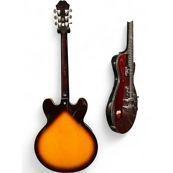 Used Epiphone Dot Vintage Sunburst Hollow Body Electric Guitar