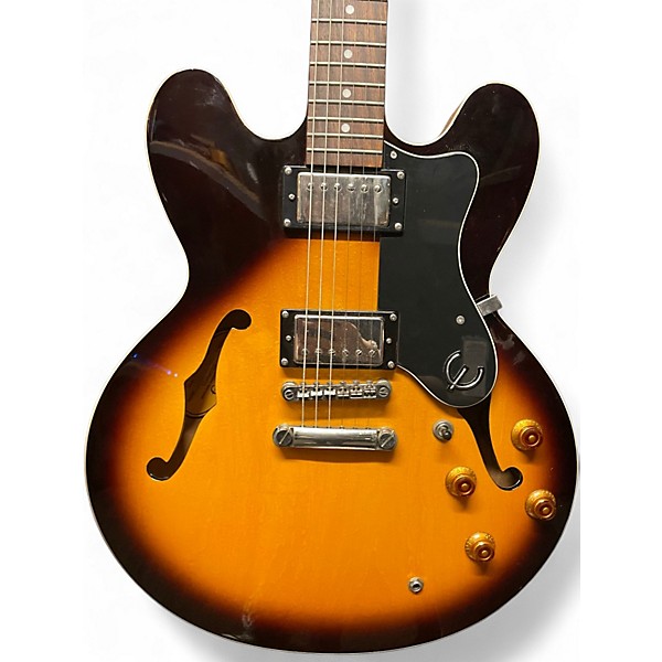 Used Epiphone Dot Vintage Sunburst Hollow Body Electric Guitar