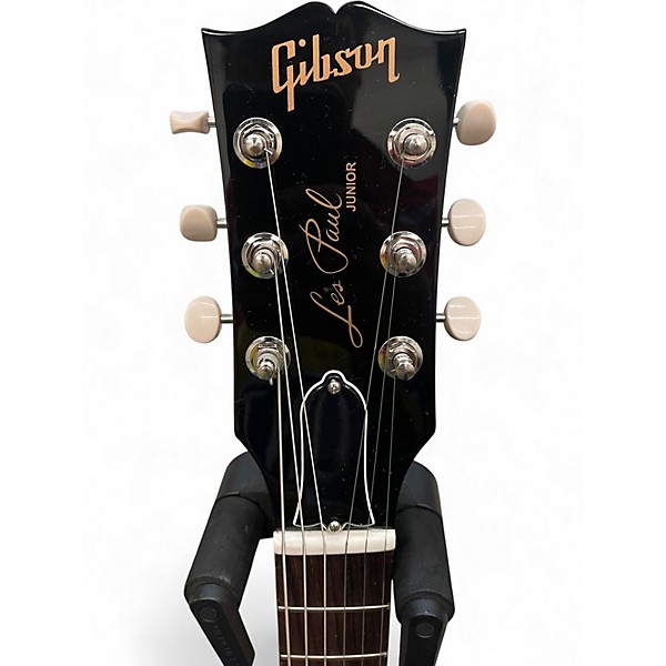 Used Gibson Les Paul Junior Ebony Solid Body Electric Guitar