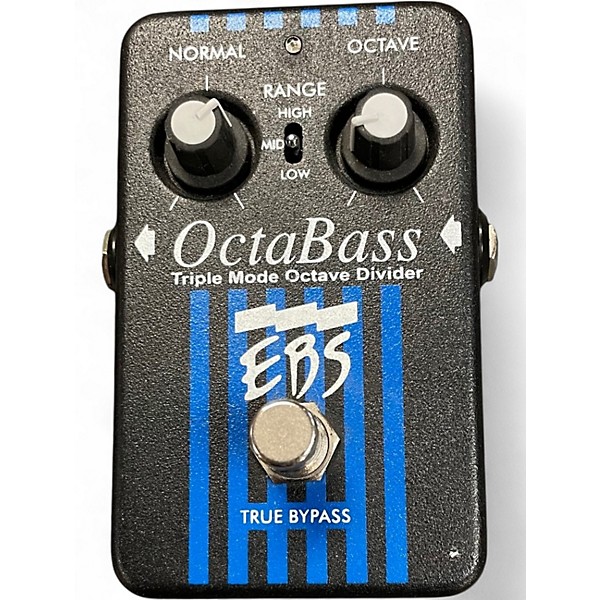 Used EBS Octabass Triple Mode Bass Octave Divider Bass Effect Pedal