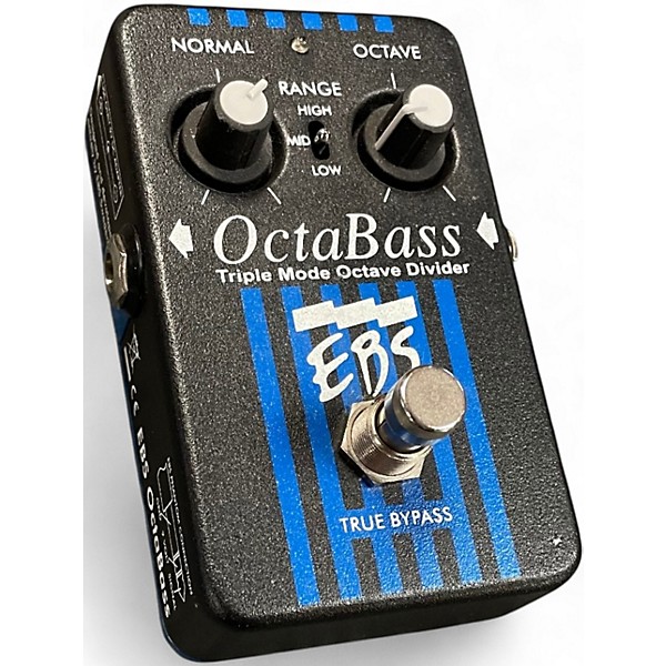 Used EBS Octabass Triple Mode Bass Octave Divider Bass Effect Pedal