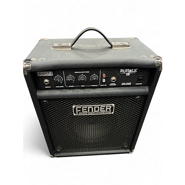 Used Fender Rumble 15 15W 1X8 Bass Combo Amp
