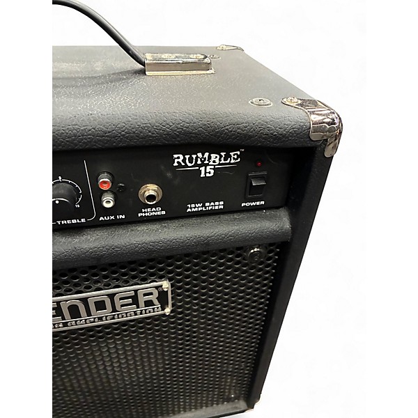 Used Fender Rumble 15 15W 1X8 Bass Combo Amp
